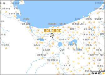 map of Baloboc