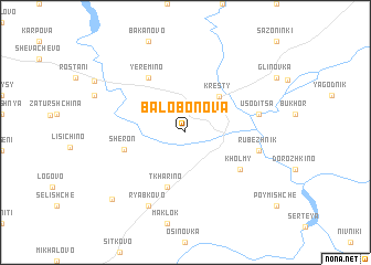 map of Balobonova