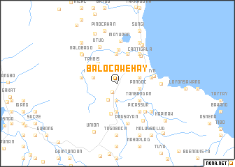 map of Balocawehay