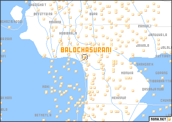 map of Balocha Surāni