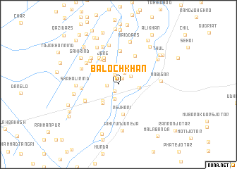 map of Baloch Khān