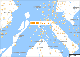 map of Balochwāla