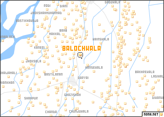 map of Balochwāla