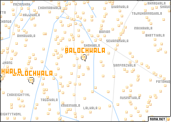 map of Balochwāla