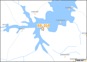 map of Bāloda