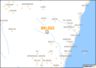 map of Baloge