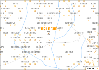 map of Balogun