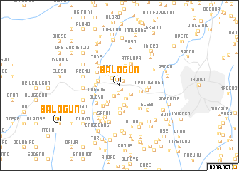 map of Balogun