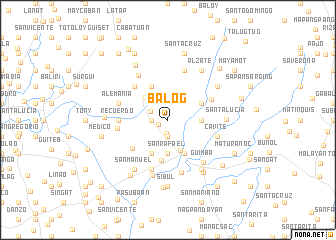 map of Balog