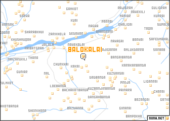 map of Balo Kalai