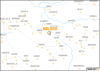 map of Bālōka