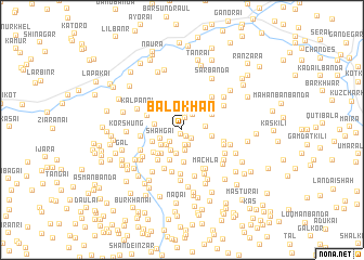 map of Balo Khān