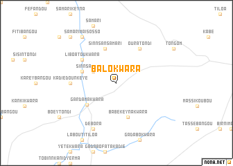 map of Balo Kwara