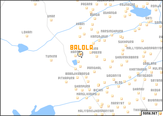 map of Bālola