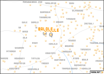 map of Balolé