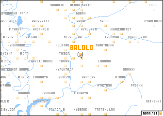 map of Balolo