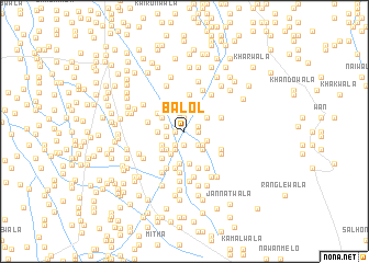 map of Balol