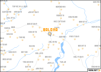 map of Baloma