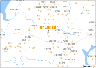 map of Balombe