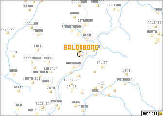 map of Balombong