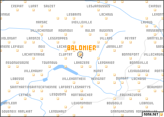 map of Balomier