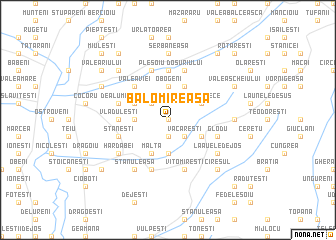 map of Balomireasa
