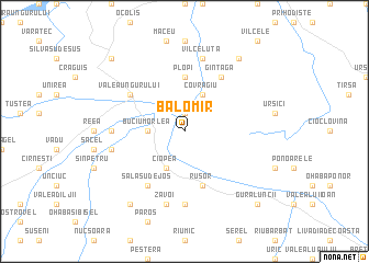 map of Balomir