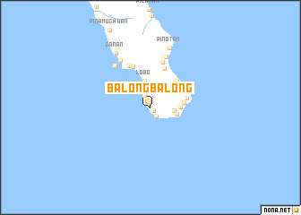 map of Balongbalong