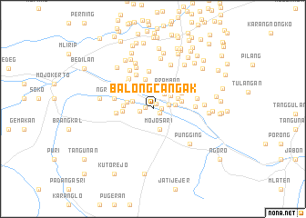 map of Balongcangak