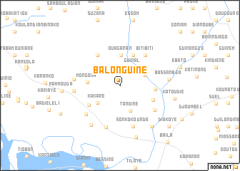 map of Balonguine