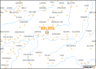 map of Balong