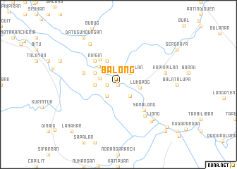 map of Balong