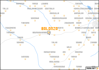 map of Balonza