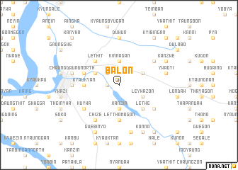 map of Balon