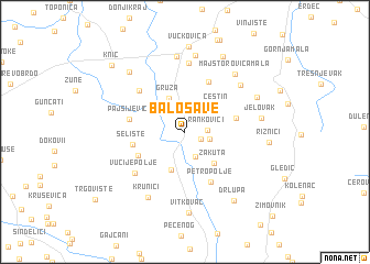 map of Balosave