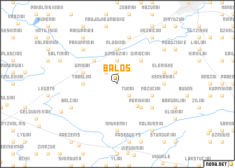 map of Balos