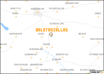 map of Balotaszállás