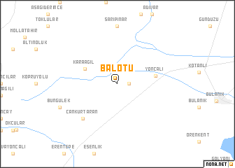 map of Balotu