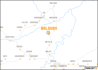 map of Baloua II