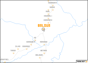 map of Baloua