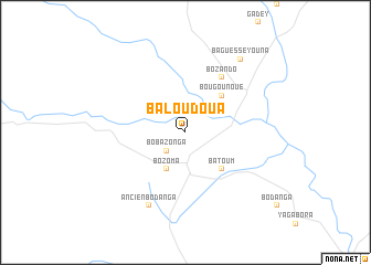 map of Baloudoua