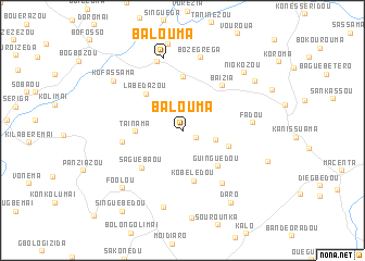 map of Balouma