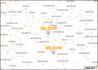 map of Balouma