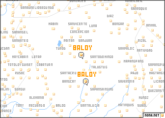 map of Baloy