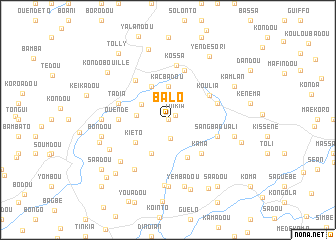 map of Balo