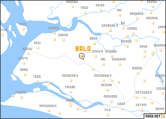 map of Balo