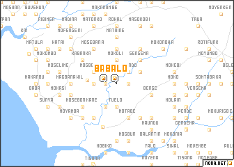 map of Balo