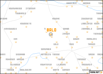 map of Balo