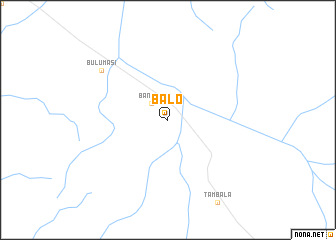map of Balo