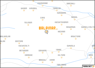 map of Balpınar